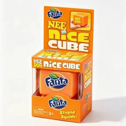 Needoh Nice Cube Sensory Stress Reliever Fidget Tool for Anxiety &Focus Desk Sensory Cube for Adults & Anti-Anxiety Squeeze Kids