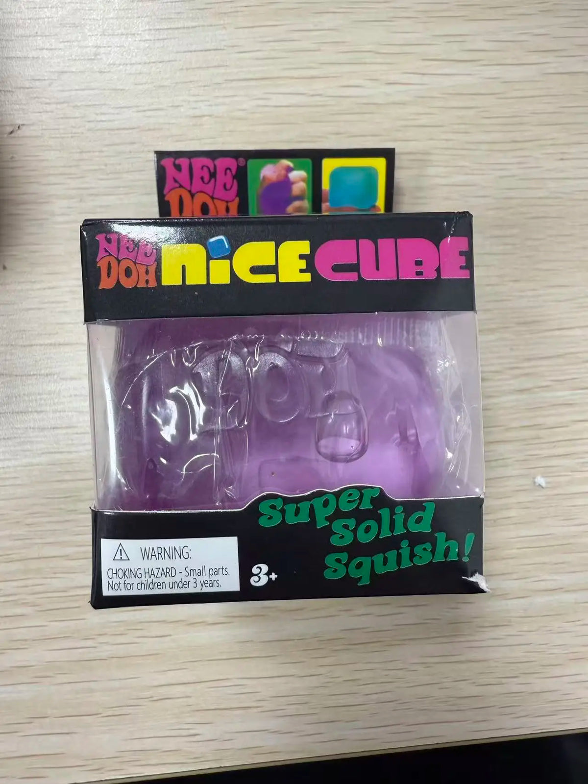 Needoh Nice Cube Sensory Stress Reliever Fidget Tool for Anxiety &Focus Desk Sensory Cube for Adults & Anti-Anxiety Squeeze Kids