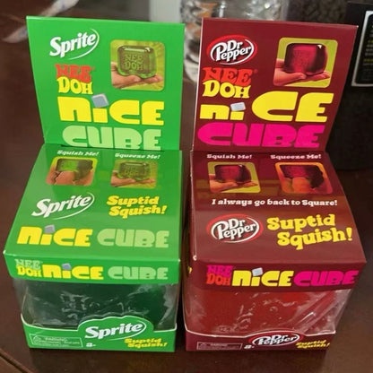 Needoh Nice Cube Sensory Stress Reliever Fidget Tool for Anxiety &Focus Desk Sensory Cube for Adults & Anti-Anxiety Squeeze Kids